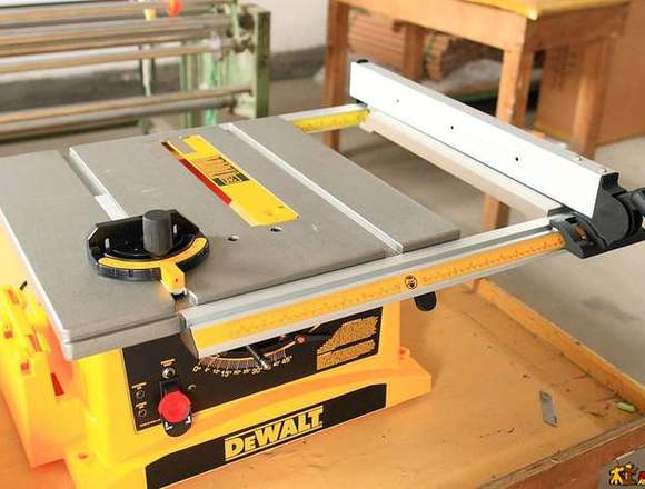 SIERRA DEWALT 10" 1800W + SOPORTE MÓVIL  RIDGID 