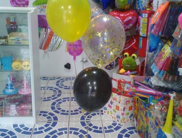 Bouquets de globos con helio