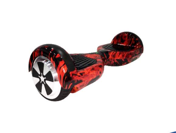 Smart Balance Hoverboard Flamas Rojas + Bluetooth