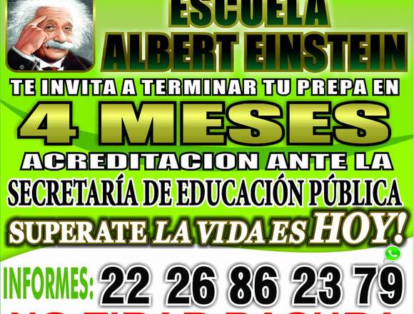 TERMINA TU PREPA EN 4 MESES CERTIFICACION SEP