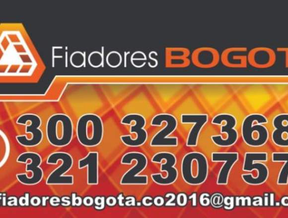 Fiadores reales en bogota. 