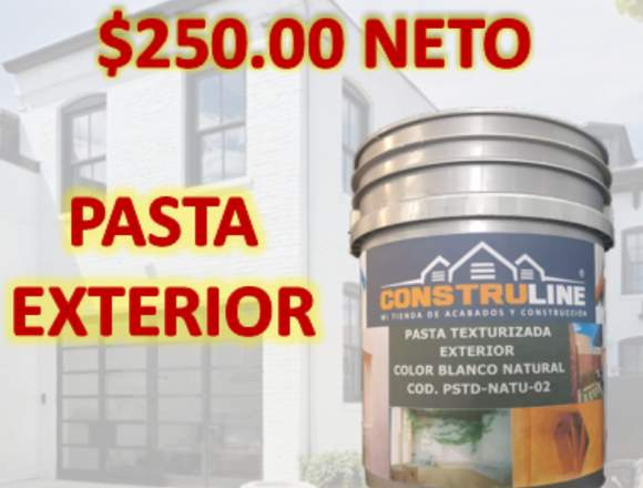 PASTA TEXTURIZADA PARA INTERIOR Y EXTERIOR