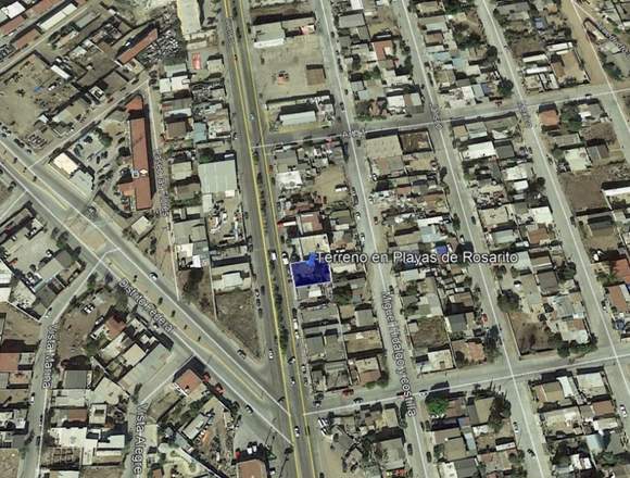 Se vende terreno comercial en Rosarito 301 m2 