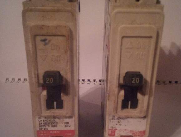 Breaker Cutler Hammer.  EHD 14K   1 Polos. 20 Amp.