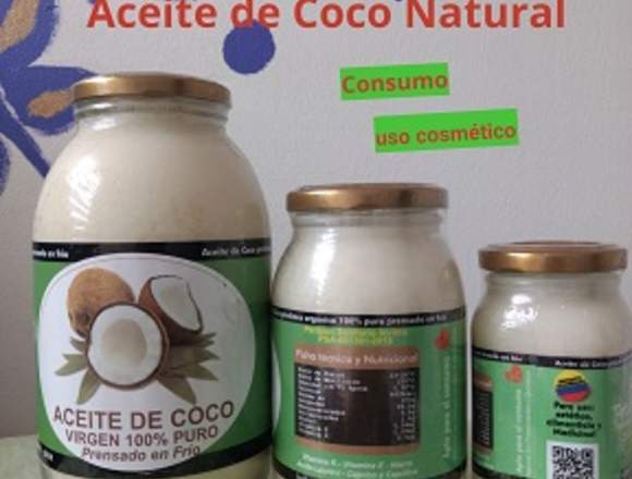 PODEROSO ACEITE DE COCO NATURAL