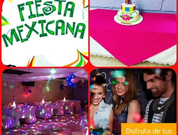 Disfruta de tú fiesta mexicana