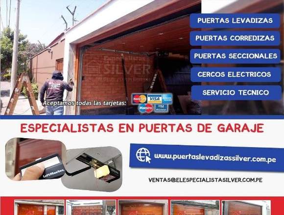 FABRICACION  DE PUERTAS LEVADIZAS SECCIONALES 