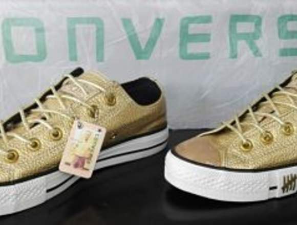 converse cuero punta escarcha dama colección !!