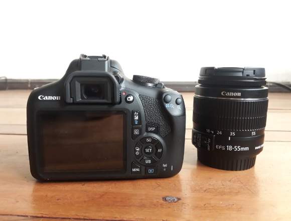 Canon Rebel T7 + Lente EF-S 18-55mm