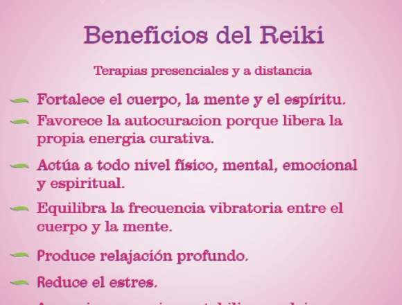 Terapias de sanación Reiki