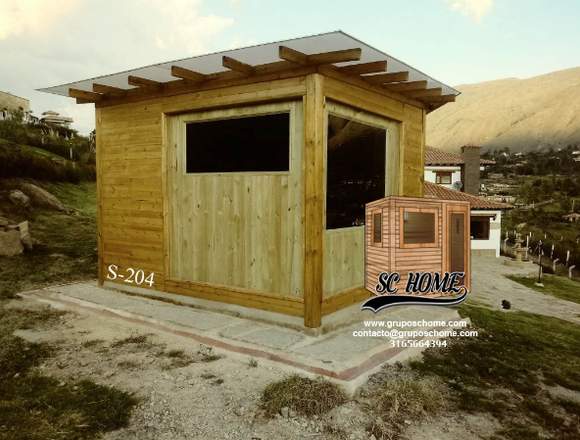 Saunas en madera teka o pino patula