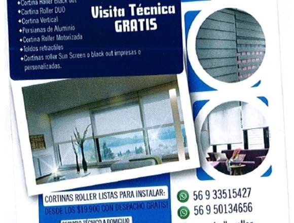 Reparación de cortinas roller y persianas