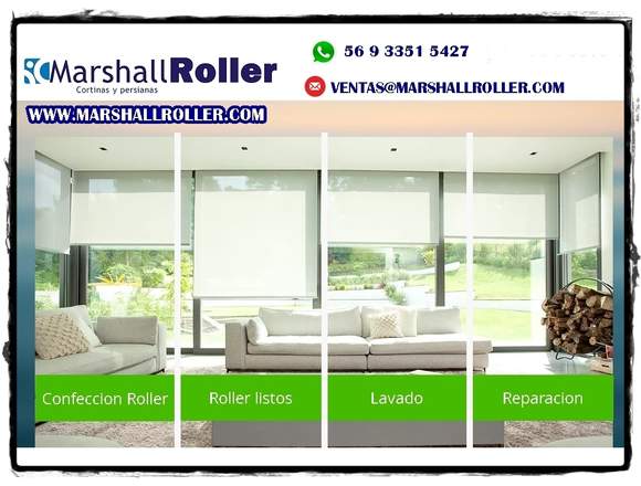 Cortinas roller listas para instalar