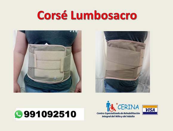 Corsé Ortopédico Lumbosacro