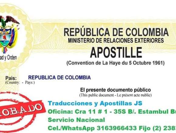 Apostilla y Legalización de Documentos, Trámites