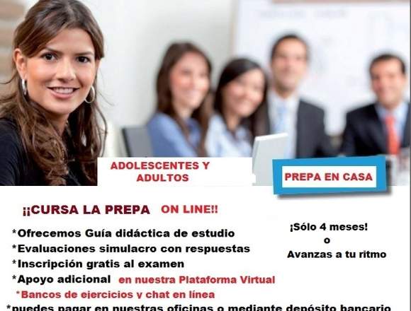 PREPA EN UN EXAMEN ON LINE PARA ADULTOS