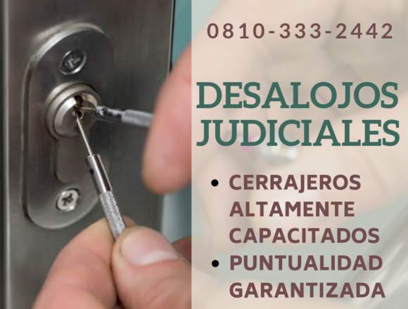 CERRAJEROS PARA DESALOJOS JUDICIALES