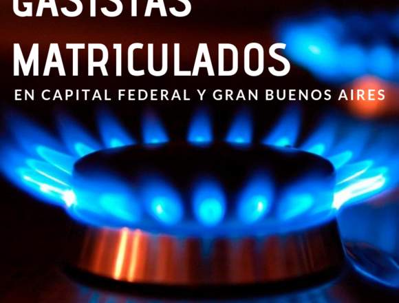 GASISTAS MATRICULADOS EN CAP FEDERAL Y GBA