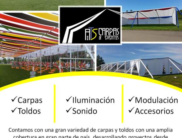 Arriendo de carpas y eventos 