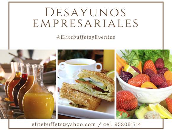 Servicio de Catering, Buffets, Coffee Break, Bodas