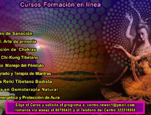 Cursos On line formación Terapias Complementarias