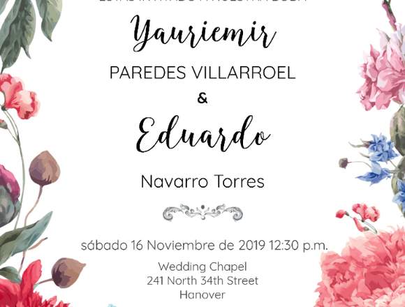 Tarjetas de Invitación 