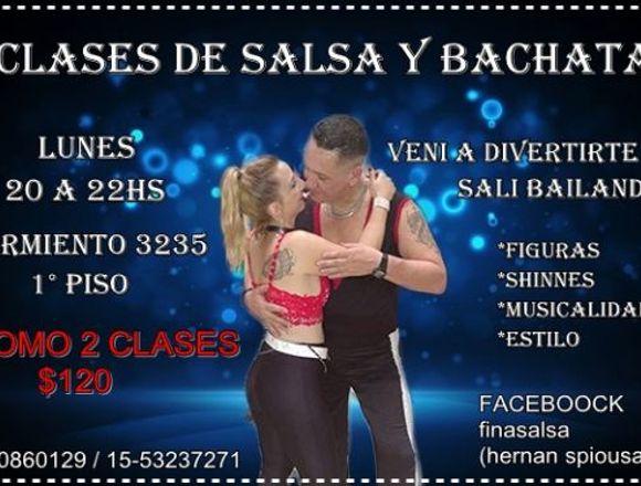 CLASES DE SALSA Y BACHATA 