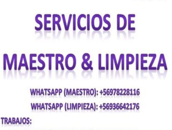 SERVICIOS DE  MAESTRO & LIMPIEZA