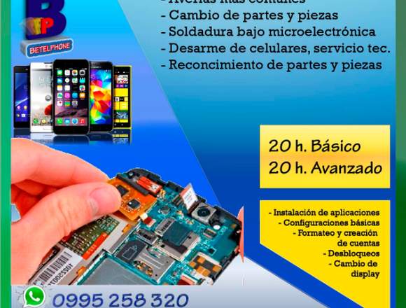 Cursos de reparación de celulares en Sangolquí