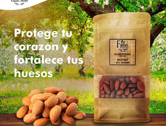 Almendras Orgánicas Snack Free Organic Market