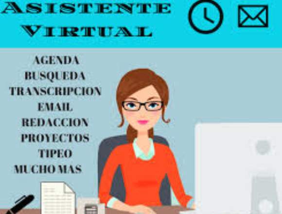 Asistente administrativo(a) virtual medio tiempo