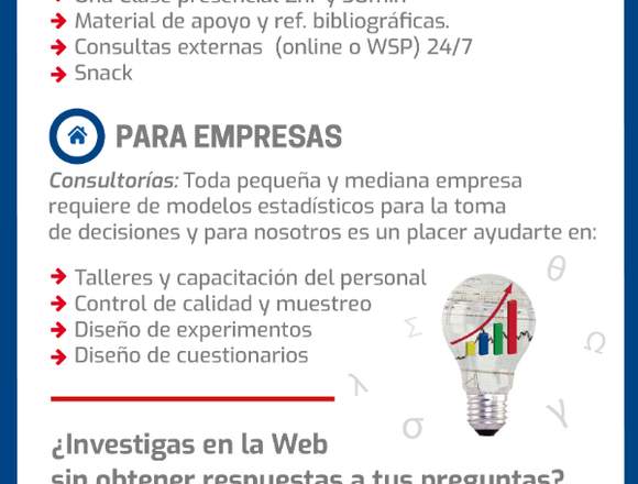 Clases de Estadística & Análisis de Datos (Tesis) 