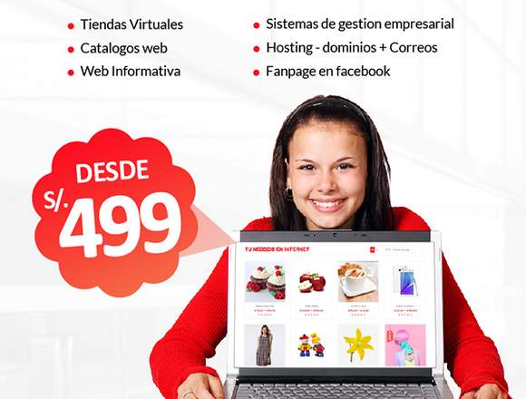  Diseño web, catalogos web y Tiendas Virtuales