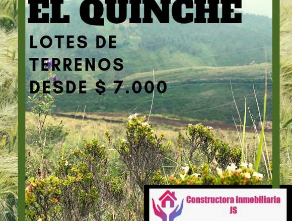 Lotes de terrenos- El Quinche