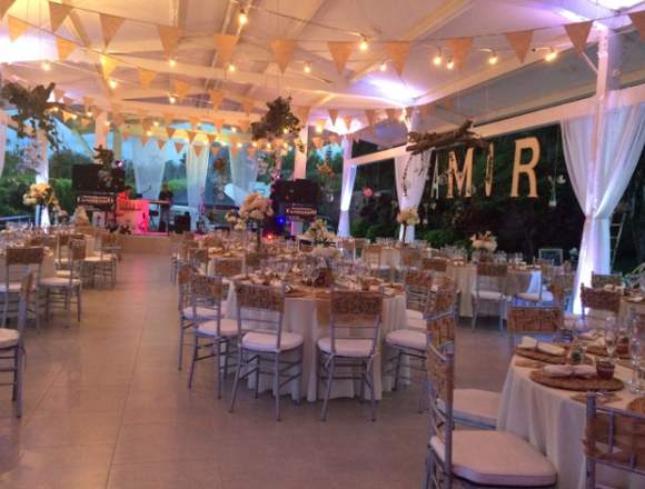 ¡Decoración y servicio para Eventos en la ciudad!