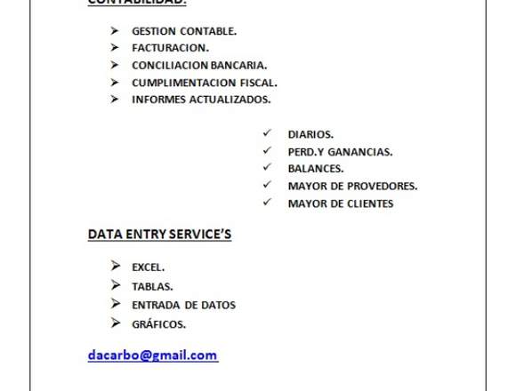 GESTION DOCUMENTAL Y CONTABLE