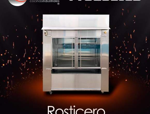 rosticero en acero inoxidable 