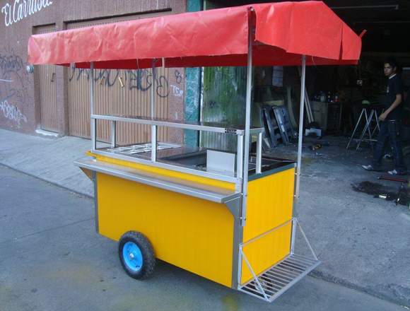 carrito para  hamburguesas 