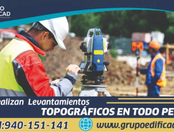 TRABAJOS DE TOPOGRAFÍA  EN LIMA Y PROVINCIAS