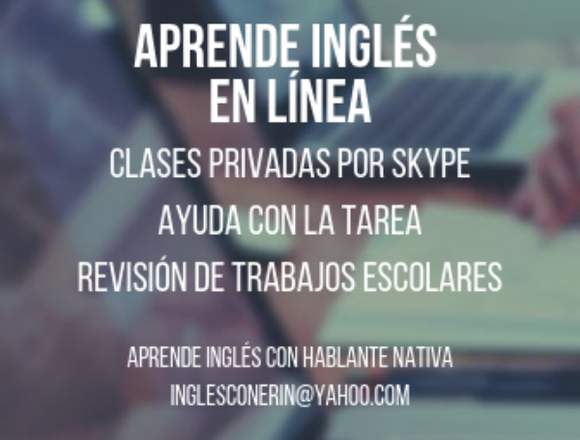 Aprende inglés con hablante nativa 