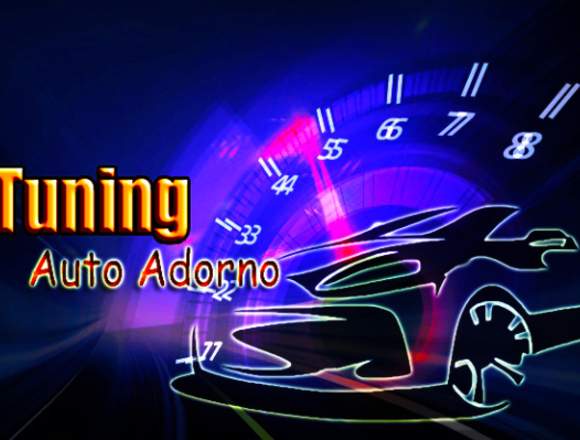 Tuning auto adorno virtual