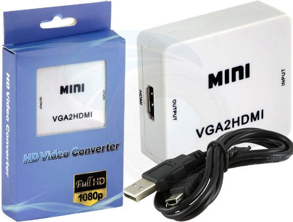 MINI VGA2 HDMI HD VÍDEO CONVERTER 