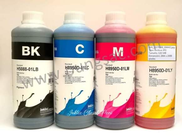 Tinta Inktec Para Canon, Hp, Epson, Brother