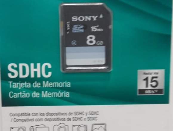 Sony SDHC 8GB - Tarjeta de Memoria