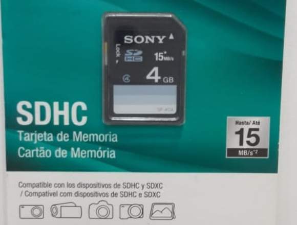 Sony SDHC 4 GB - Tarjeta de memoria