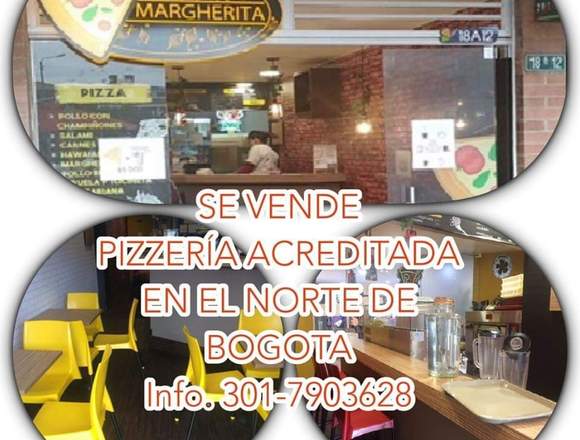 Se vende pizzeria en el norte de Bogotá 
