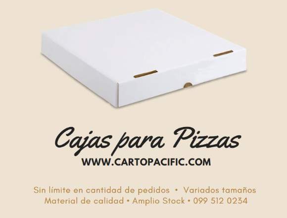 CAJAS PARA PIZZAS FABRICAMOS