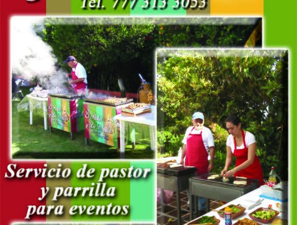 Tacos de pastor para eventos