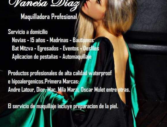 MAQUILLADORA PROFESIONAL A DOMICILIO