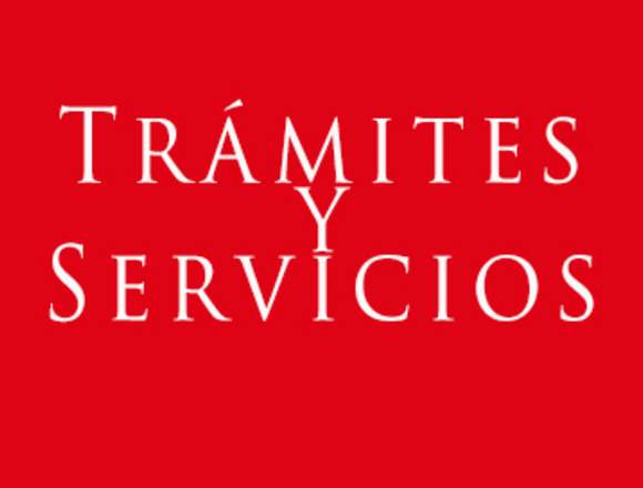 tramites y sericios  de cualquier dependencia